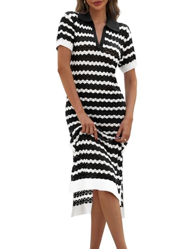 Saodimallsu Womens Striped Summer Dresses Short...