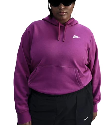 Nike Sportswear Plus Size Club Fleece Women's Pullover Hoodie (US