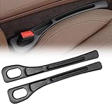 Aufbewahrungsbox für Autositze, 2025 Upgraded 2 Stück Autositz Gap Organizer Storage Box, Universal Lückenfüller Autositz Organizer Sitzlückenfüller für für Kleinigkeiten Handys Seat Gap (Schwarz)
