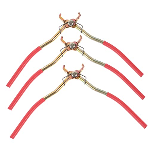 SOLUSTRE 3pcs Pine Nut Clip Household Nut Opener with Spring Mechanism Sturdy and Lightweight Kitchen Tool for Easy Use