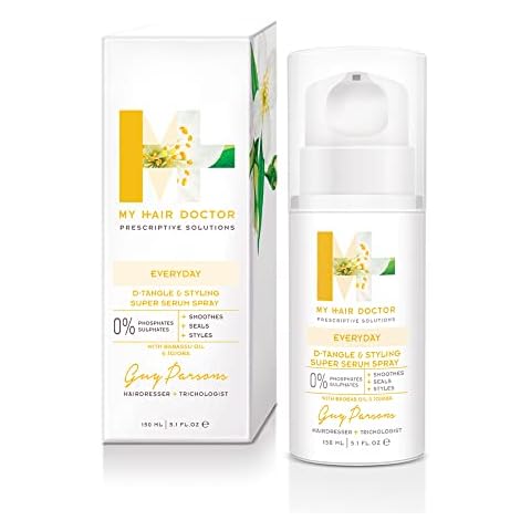My Hair Doctor De-Tangle & Styling Super Serum Spray, Enhancing and Enriching Hair care with Jojoba Oil, White Tea & babassu Oil, Vegan Friendly, For Everyday Use 150ml Cover