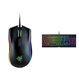 Razer Mamba Elite Wired Gaming Mouse & Cynosa Chroma Gaming Keyboard: 168 Individually Backlit RGB...