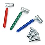 Valve Clearance Adjustable Wrenches, Small Engine Valve Tappet Adjusting 2218 Tool 6 Piece Set for Motorcycles ATVs and ATCs