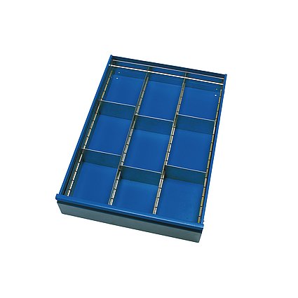 Höhe Schublade, Schublade Teiler 1 x 105 mm