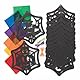 Baker Ross FE746 Halloween Buntglas Bastelsets für Kinder - 6 Stück, Halloweenparty und Kindergeburtstag Basteln, Buntes Bastelset für Kinder, Mittel