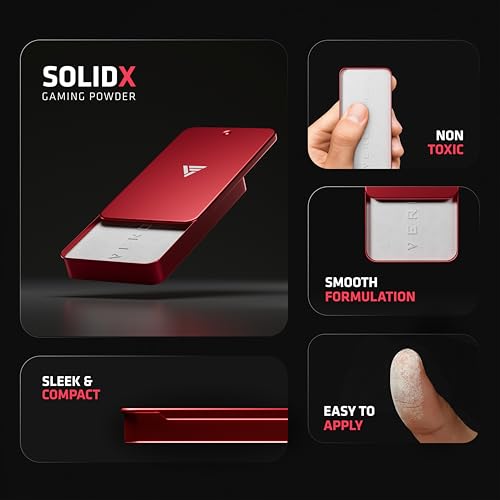 Image of Vero Forza SolidX Gaming Powder - India's First Sweat-Proof & Hydrophobic Gaming Powder for Smooth Gameplay | Anti-Sweat, Ultra-Fast Control, and Enhanced Touch Sensitivity - Pack of 2