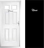 Walls with Style Door Decals Pantry, La Cuisine, Les Toilettes, Powder Room, Custom Decals for Child