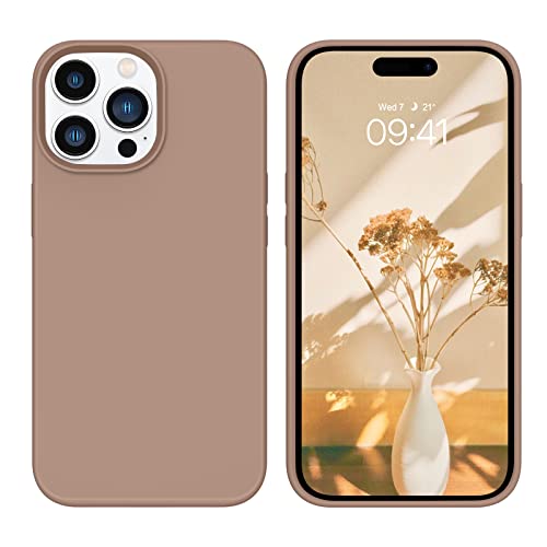 Coque silicone iPhone 14 Pro antichoc avec doublure microfibre souple