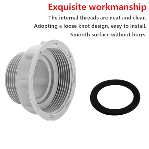 Qrity 1PCS Kitchen Sink Waste Pipe Fitting 54mm Female Thread to 47mm Male Thread Reducer for Odour Traps Siphon - Image 4