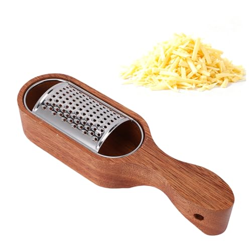 Rallador de Queso con Mango de Madera y Acero Inoxidable miniatura 7
