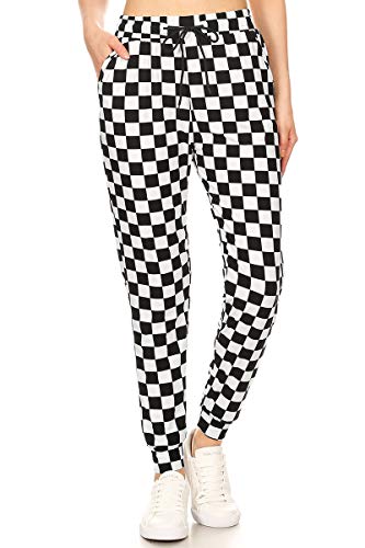 Image of Leggings Depot Premium Jogger Women's Popular Print High Waist Track Pants(S-XL)
