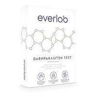 EVERLAB Darmparasiten Test – Umfangreiche Untersuchung auf Parasiten + Wurmeier im Darm – Stuhltest – Selbsttest für Zuhause – Auch für Kinder