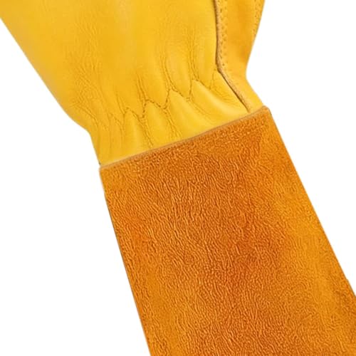 Guantes de jardín para mujer con puño ajustable y resistente a espinas 6