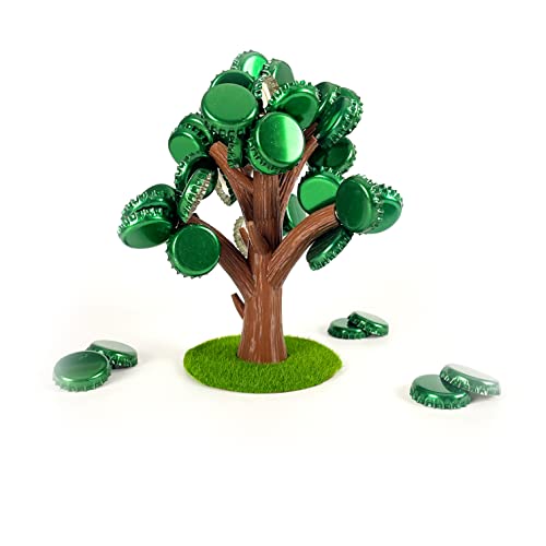 Nubsi Kronkorkenbaum Männergeschenk Trinkspiel Bier Magnetbaum Kronkorken Baum Magnetsammler