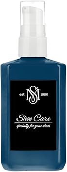 Leather Balm - NCS S 5540-R90B Nocturne Blue - Softening Shoe Conditioner & Color Reviver for Smooth Leather Goods by MAVI STEP - 3.40 fl oz / 100 ml