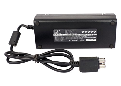 TECHTEK Caricabatterie compatibile con [Microsoft] Xbox 360 Slim, Xbox 360 Slim Console sostituisce DE-X360-3206