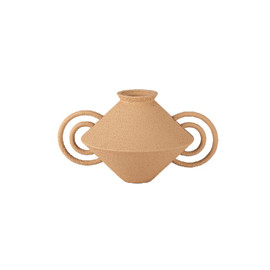 Vase fleur binaural 15cm vase ornemental stable pour table de chevet