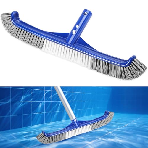 Tête de Brosse Piscine, Tête de Brosse de Piscine de 43 cm, Brosse pour Piscine Carrelages, Sols, Murs, Brosse de Nettoyage pour Piscines avec Clip EZ et...