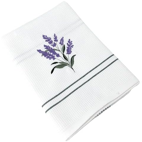 Torchon de cuisine Linnea WAFFLE BRODÉ Cover
