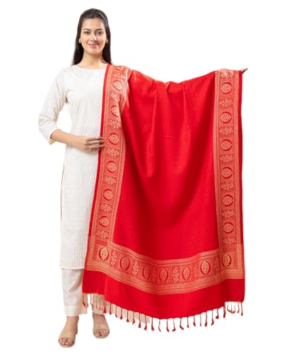 Image of Wrap me Warm Shawl for Women | Soft Viscose Acrylic Poly Wool Shawl - Warm & Lightweight Winter Wrap - Stylish Ethnic Stole for Women - 1010