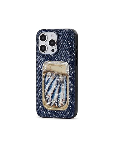 Image of JW PEI Women's Sardine Tin Artificial Crystal Phone Case - Blue