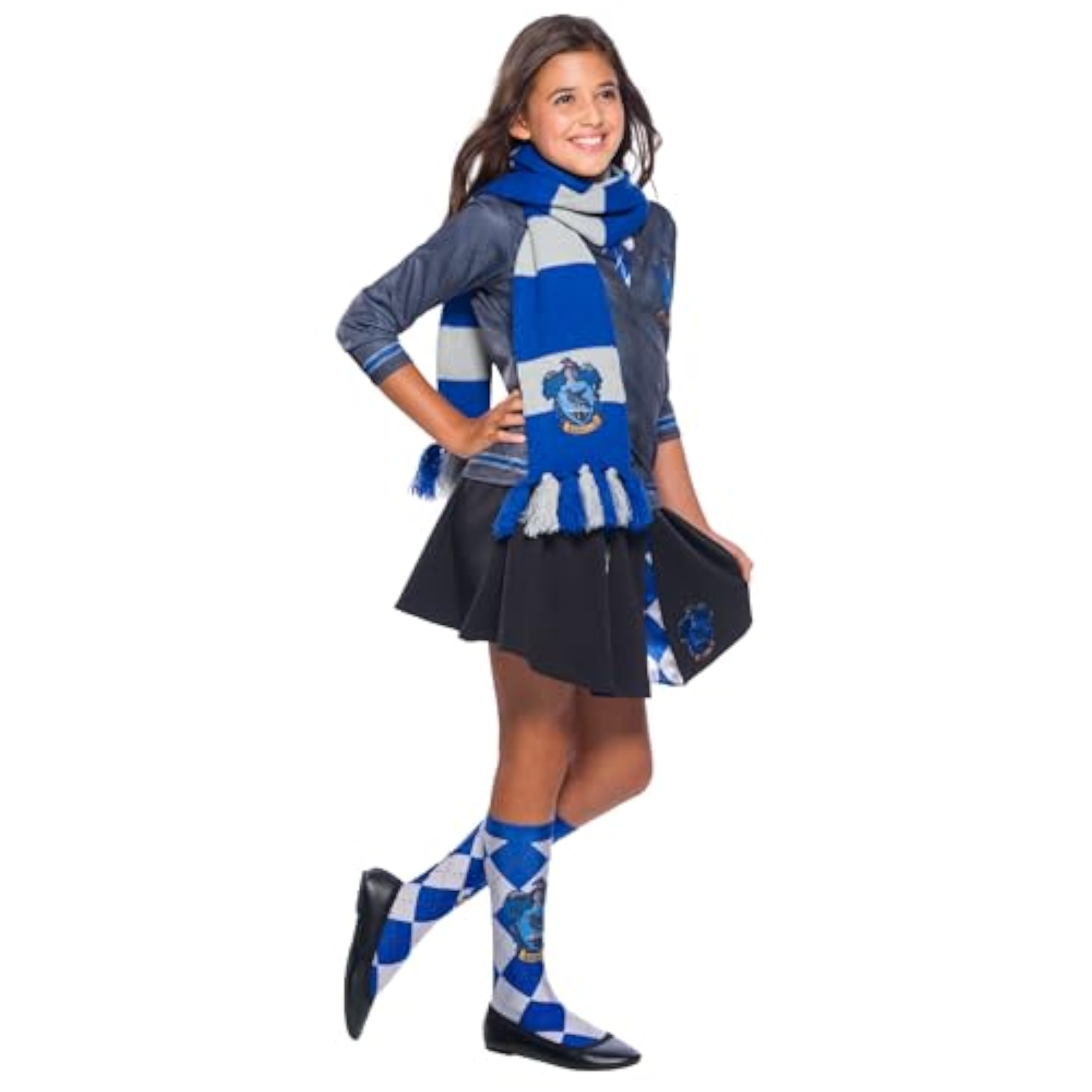 Harry Potter Deluxe Bufanda Ravenclaw, Multicolor, (Rubie´S 39036) Carnaval