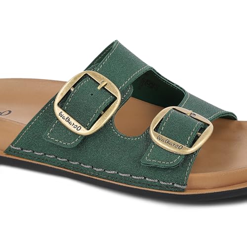 Image of WALKAROO Comfort Sandal For Women's|CloudStep Double-Density PU Sole - Ultimate Comfort|Stylish Casual Wear|WE2500