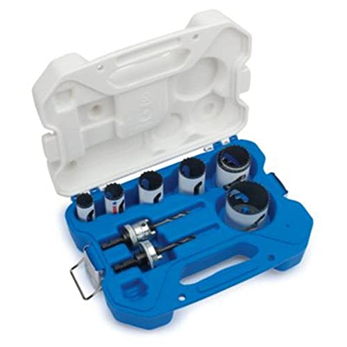 LENOX Tools Bi-Metal Speed Slot Hole Saw Set, 9 Piece Kit (700G)
