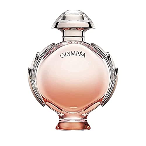 Image of Paco Rabanne Olympea Aqua Fragrance For Women - Sweet, Amber, White Floral Scent - Notes Of Lemon Blossom, Clementine, Solar Notes, Water Jasmine - Floral Aquatic Fragrance - Edp Legere Spray - 2.7 Oz