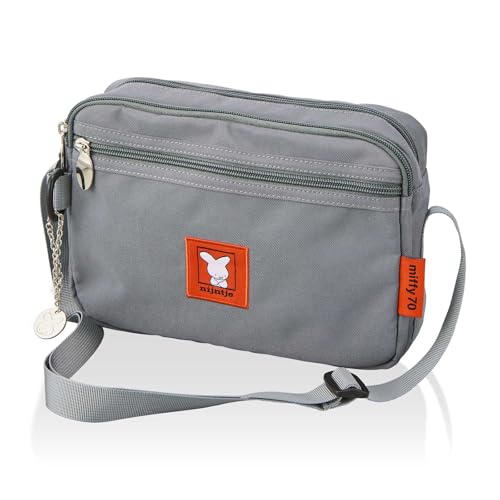 ミニショルダーバッグ ミッフィー 6060 B317. グレーナインチェの商品画像（Amazon）