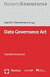 Data Governance Act: DGA: Handkommentar