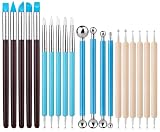 20Pcs Clay Sculpting Tools Kit, Ceramic Clay Ball Stylus Dot Painting Tools, Air Dry Clay Tools Set for...