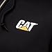 Caterpillar Men's Full Zip Hooded Sweatshirt (Regular and Big & Tall Sizes), Black, Large