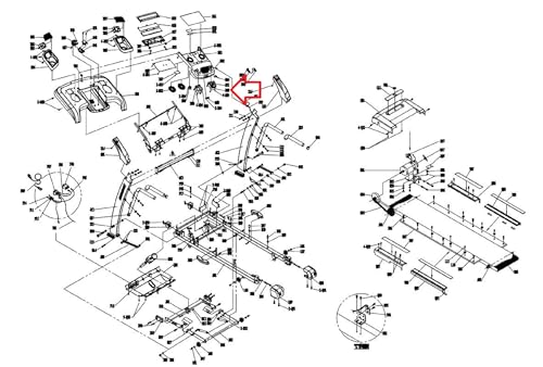 Image of Upper Control Board 071206 Work with HZ Fitness 30727 - Tm294b Treadmill