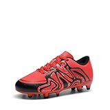 DREAM PAIRS Boys Girls Soccer Cleats Youth Firm Groud...