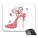 Produktbild Rote oder rosa Rosen High Heel Mauspads Trendy Office Desktop Zubehör
