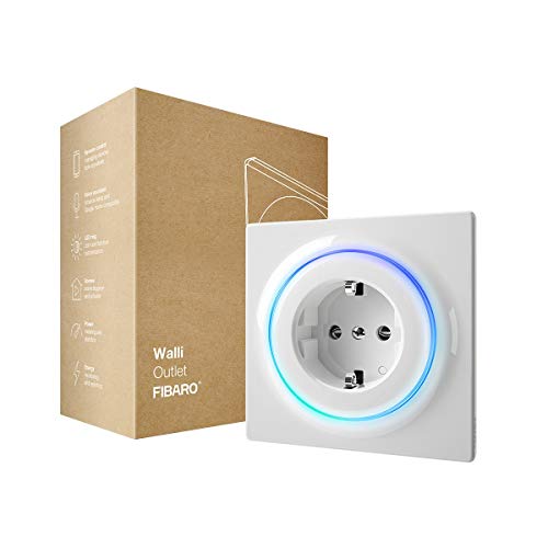 FIBARO Walli Outlet F / Z-Wave Plus Smart Home Intelligente Steckdose Typ F, FGWOF-001 Cover