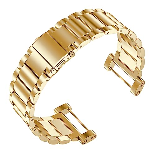 Correas y herramientas de banda de reloj de brazalete clásico de acero inoxidable compatible con Suunto Core All Black Silver Gold Rose Sport Watch