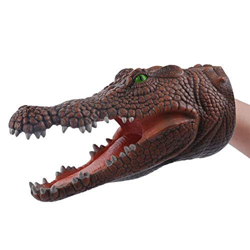 GFULLOV Marionetas de Mano de Goma para niños, Juguetes Divertidos y Suaves, muñecas, Guantes de bebé, simulación, Dinosaurio Educativo, Animales realistas, Style 8, Tamaño Libre