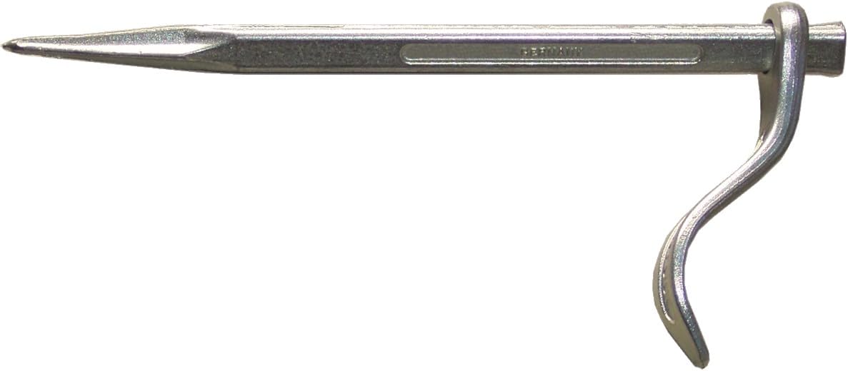 VBW BERTOOL Profi Beton- und Putzhaken 150 x 85 mm mit drehbarem Kopf/Haken | geschmiedet, Spitze gehärtet | 150 Stück im Eimer | Made in Germany
