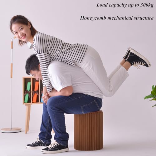 Tabouret de pied rond rétractable et portable comme chaise de maison