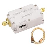 LNA RF Amplifier 10M-6GHz 20dB Gain High Flatness Low Noise Amplifier for FM Radio Signal Booster with SMA Connector DC5V Powered