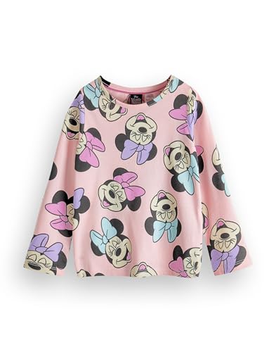 Disney Minnie Mouse Girls Pajama Set | Kids Long Sleeve Long Leg Graphic PJs in Pink | Childrens Sleepwear Merchandise Gift3