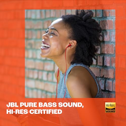 JBL Tune 310C - USB-C Wired Hi-Res in-Ear Headphones, Tangle-Free Flat Cable, 3-Button Remote with Microphone (White) by JBL - Image 5
