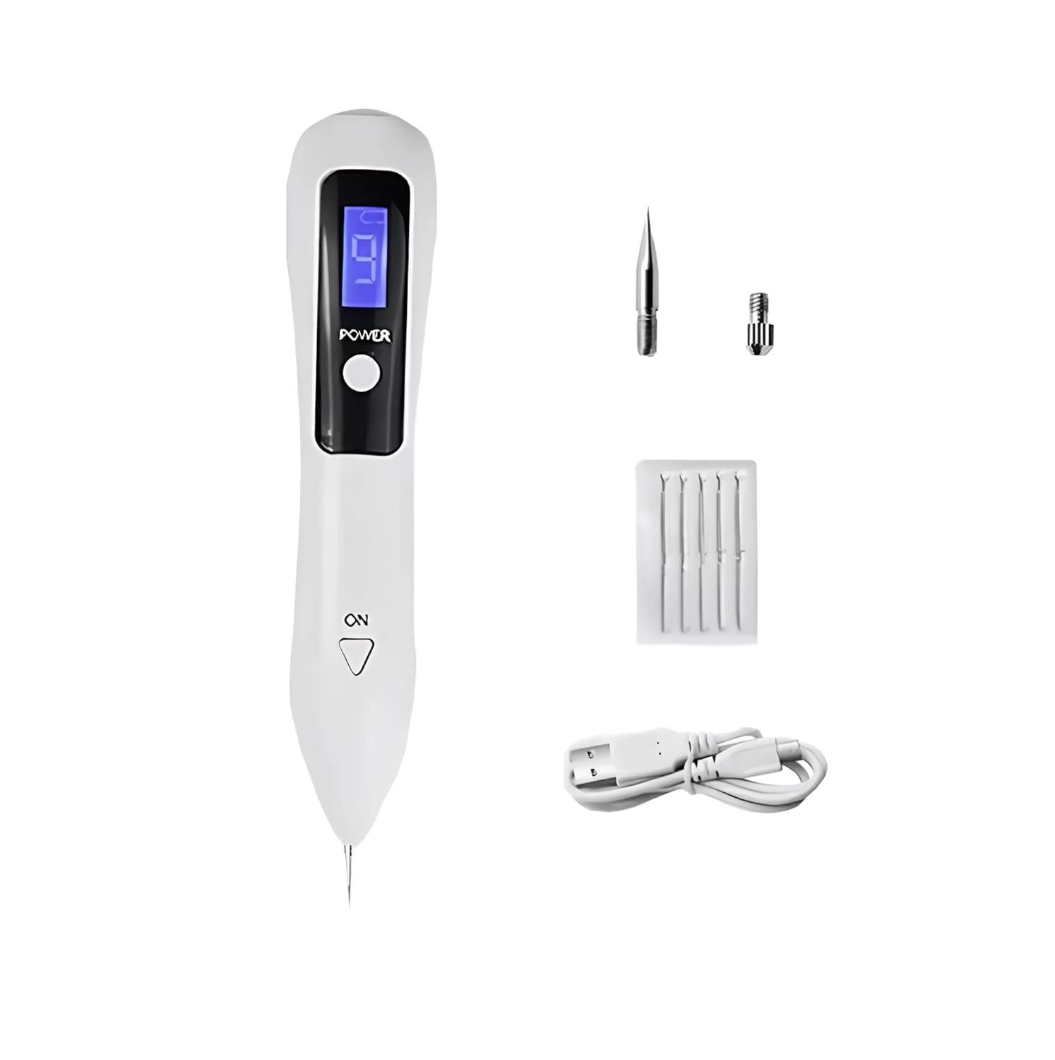 LCD Screen Display Beauty Mole Blemish Removal Tool Sweep Spot Pen Painless Spot Mole Tattoo Wart Speckle Remover Pen Beauty Portable Care Equipment (Multicolor)-image-16