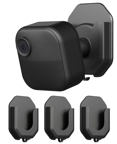 Blink Camera No Drill No Screws Wall Mount Bracket Compatible with Blink Outdoor 4 and Outdoor 2K+/ Blink Mini 2K+ and Mini 2 Camera Adhesive Mount for Blink Series3 Pack