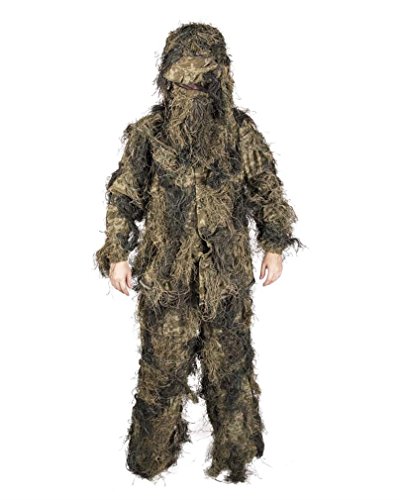 Mil-Tec Ghillie Suit Anti-Fire Basic Woodland Size M/L