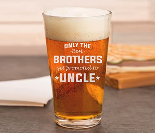 Neenonex Only The Best Brothers Get Promoted To Uncle Pregnancy Announcement Beer Pint (Uncle) #TOP6