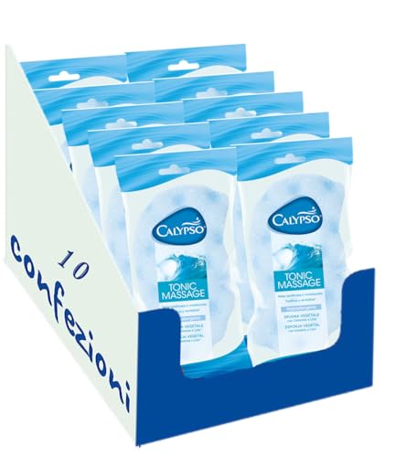 Calypso spugna corpo tonificante Tonic Massage, cartone da 10 confezioni
