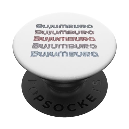 Burundi 70's City Retro Vintage Bujumbura PopSockets Swappable PopGrip Burundi 70's City Retro Vintage Bujumbura PopSockets Swappable PopGrip